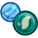 Colored Marbles Collecting Icon